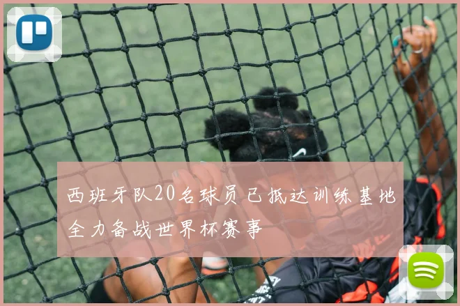 西班牙队20名球员已抵达训练基地全力备战世界杯赛事
